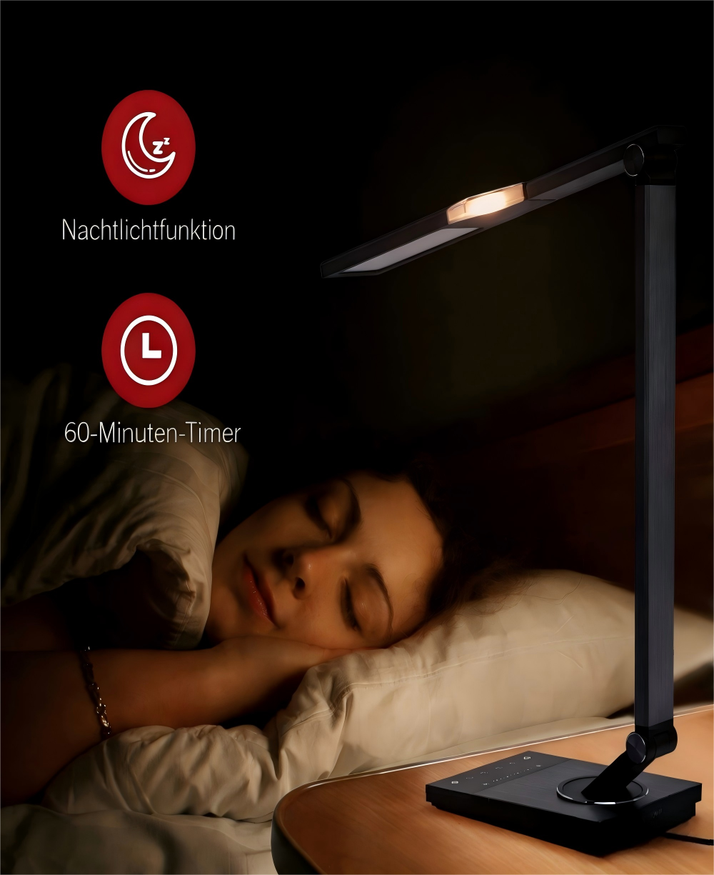 TaoTronics MARS L1 LED-Schreibtischlampe TT-DL16