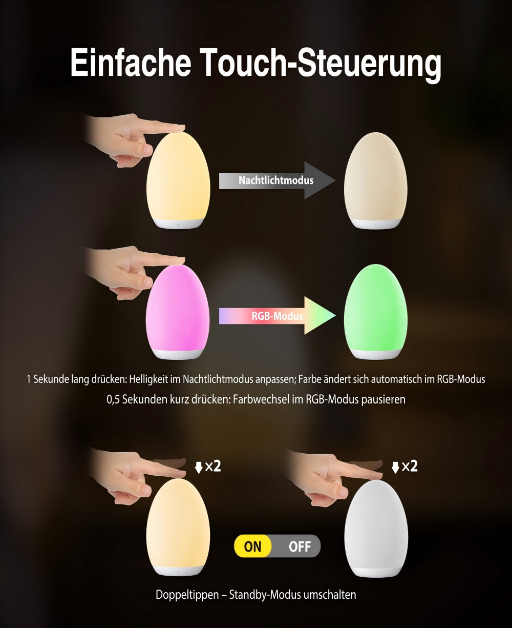 Nachtlicht für Babys