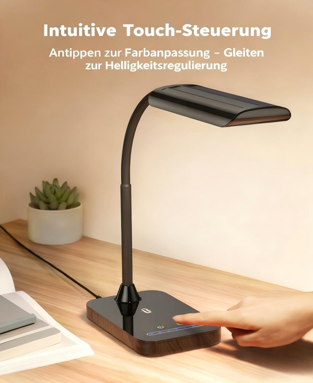 TaoTronics LUNA L1 Flexible Schwanenhals-Schreibtischlampe TT-DL11