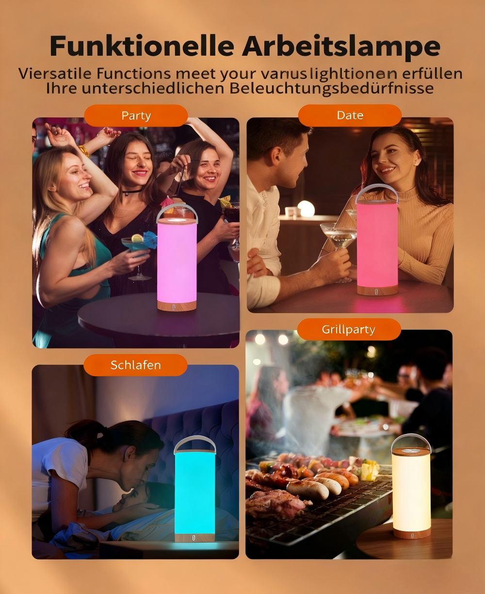 TaoTronics LED Aurora L1 Table Lamp TT-DL23