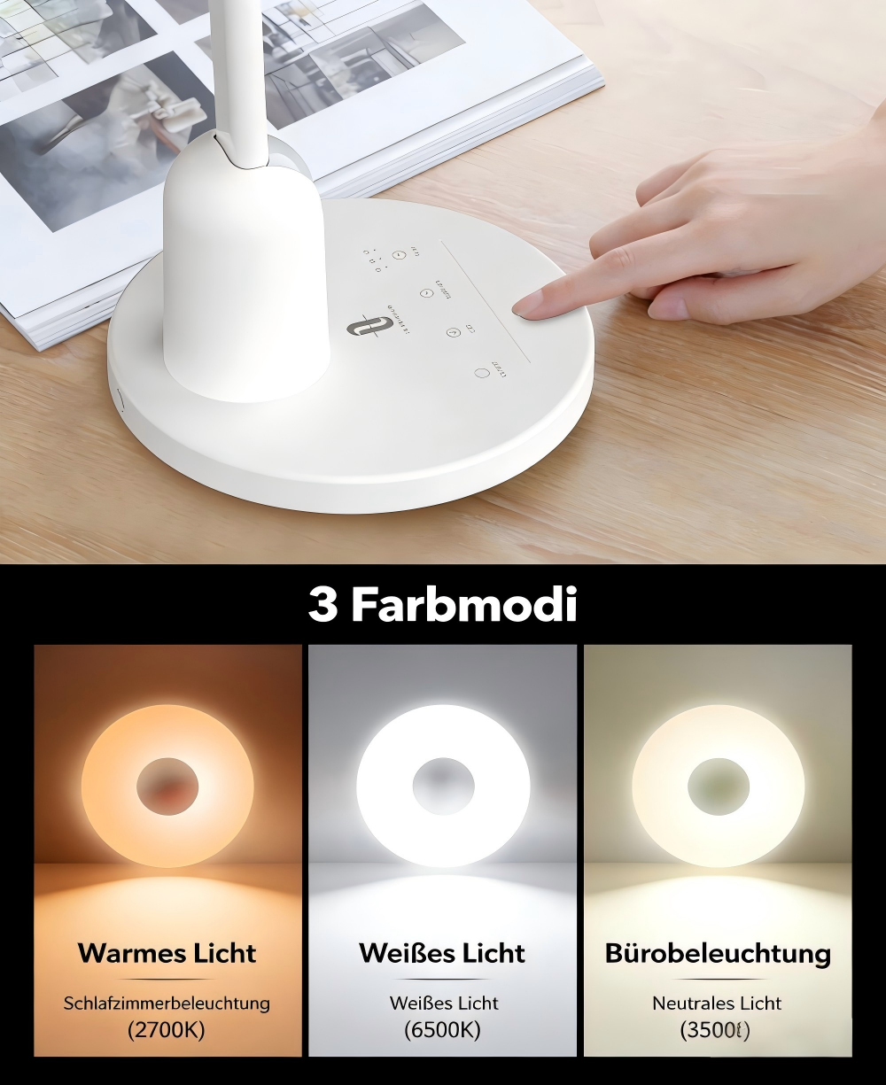 TaoTronics  JUPITER L1 Vollspektrum-Schreibtischlampe TT-DL1055
