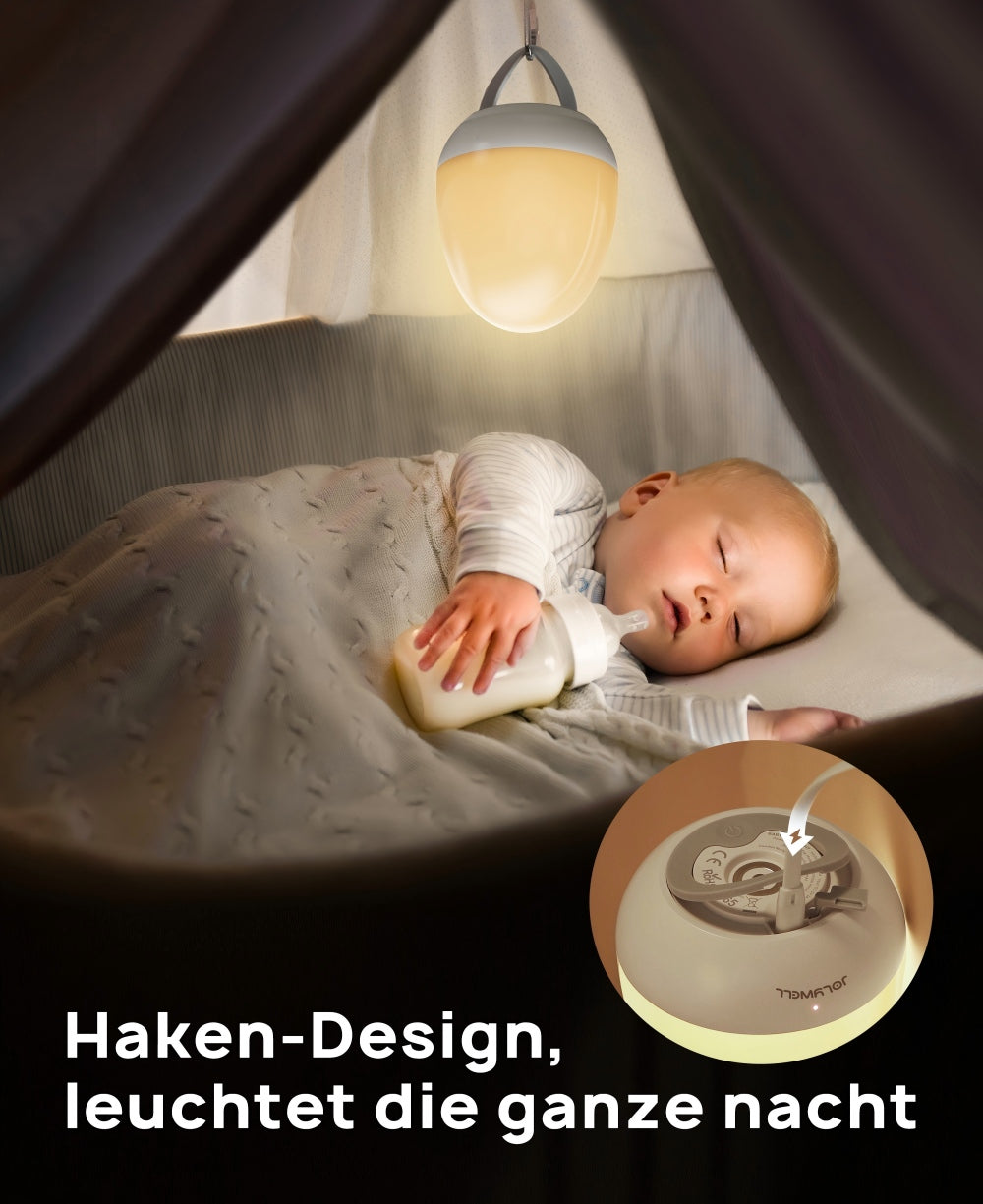 Night light for the baby cradle
