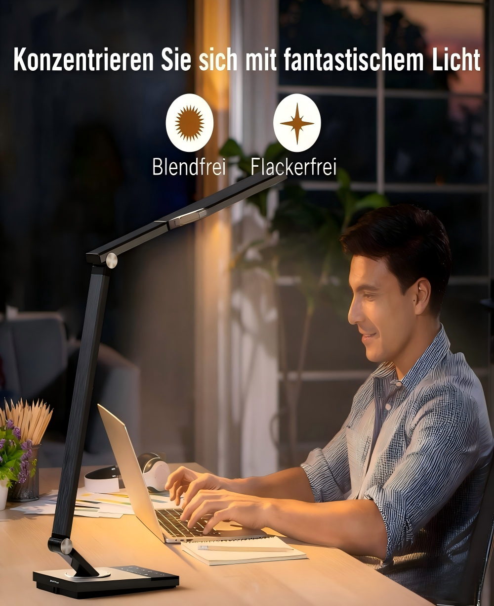 TaoTronics MARS L1 LED-Schreibtischlampe TT-DL16