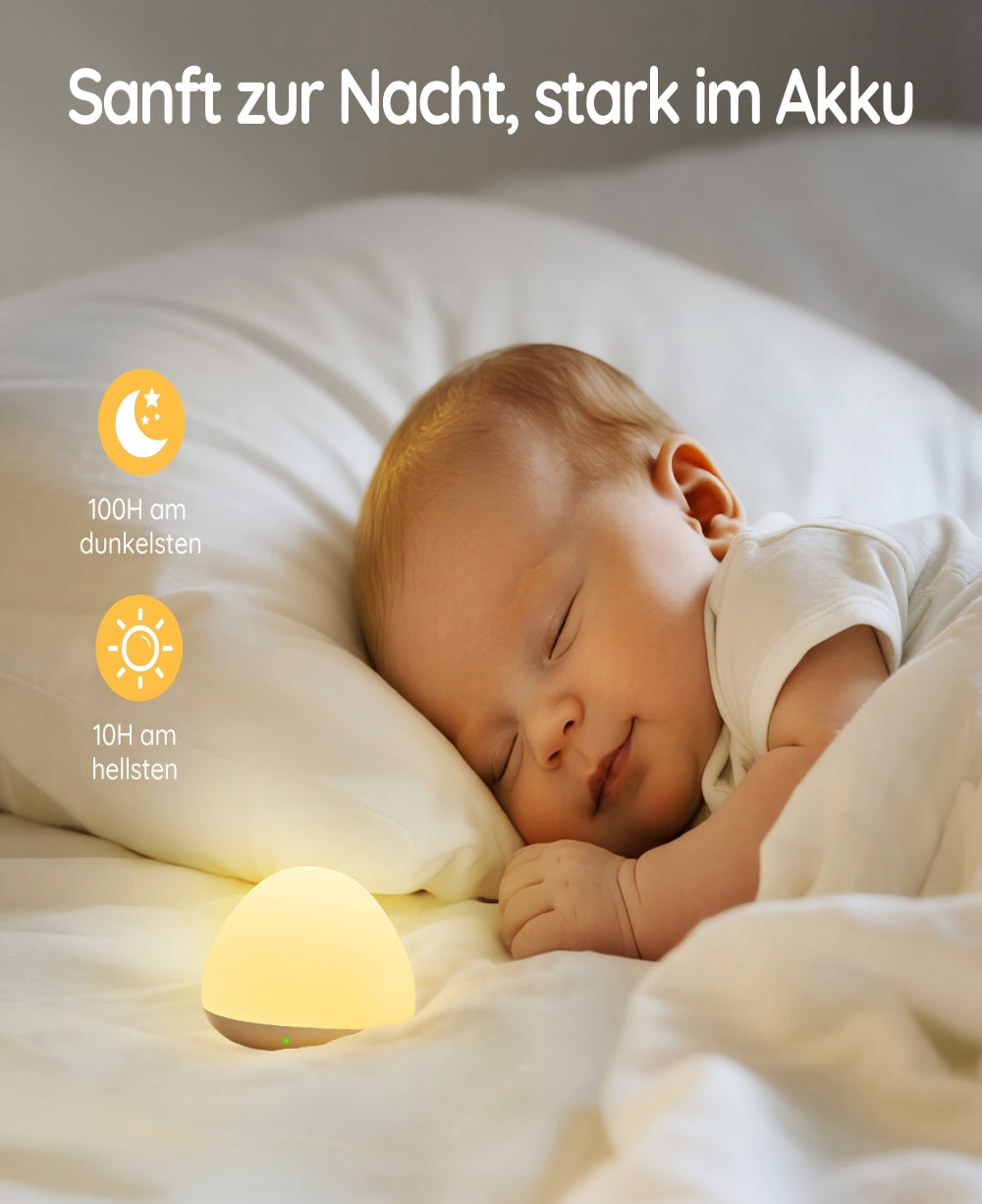 Nachtlicht aus Silikon für Babys